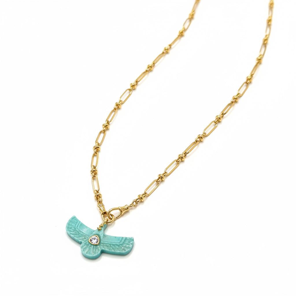 ROOM SERVICE - Collier Shaman Chaine Amazonite