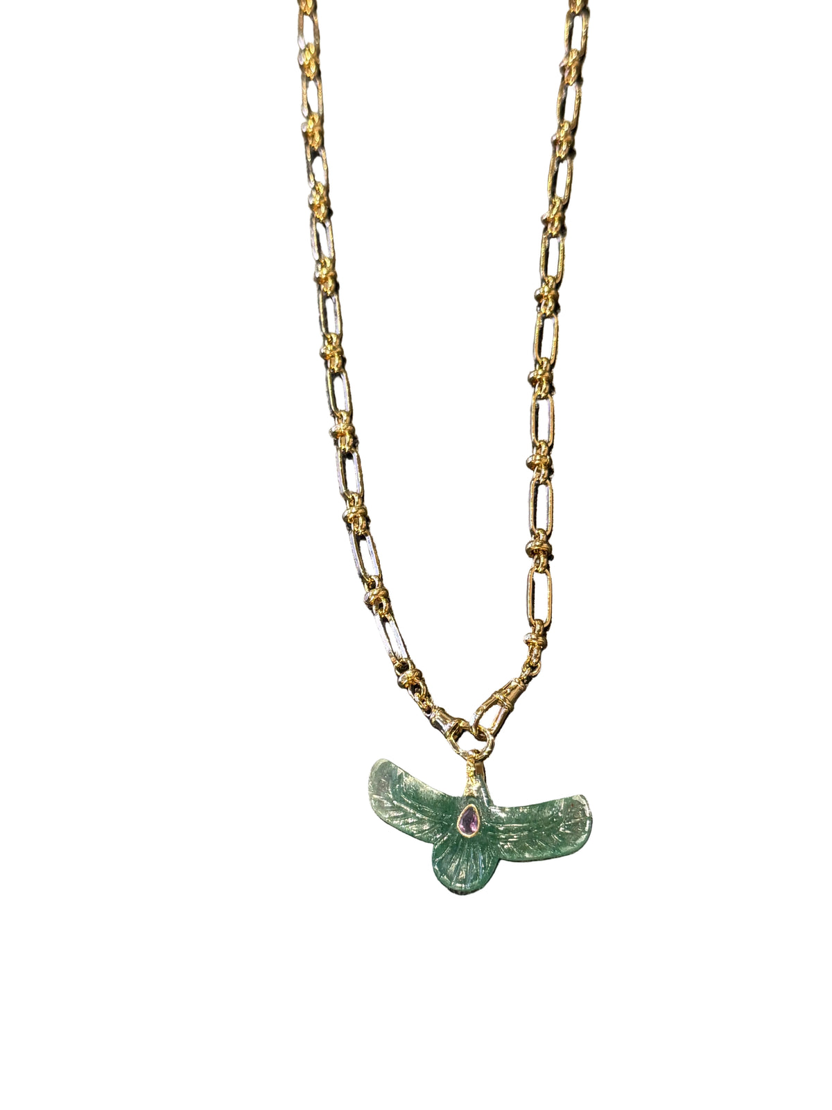 ROOM SERVICE - Collier Shaman Chaine Strawberry Green
