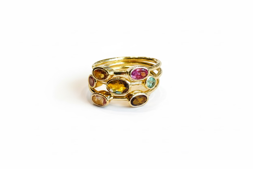 Bague 3 anneaux Tourmalines – SOPHIE DESCHAMPS | George Genève