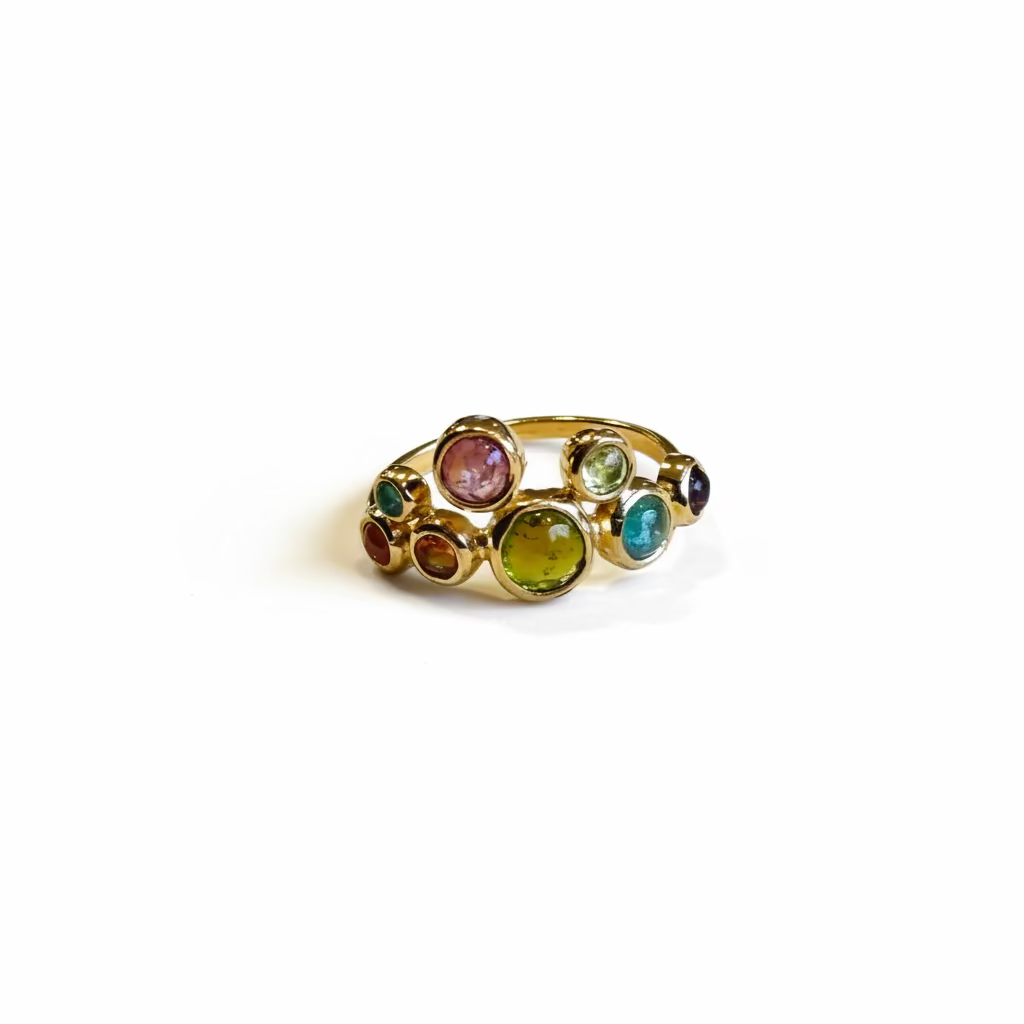 Bague Tourmalines Multicolores – SOPHIE DESCHAMPS | George Genève