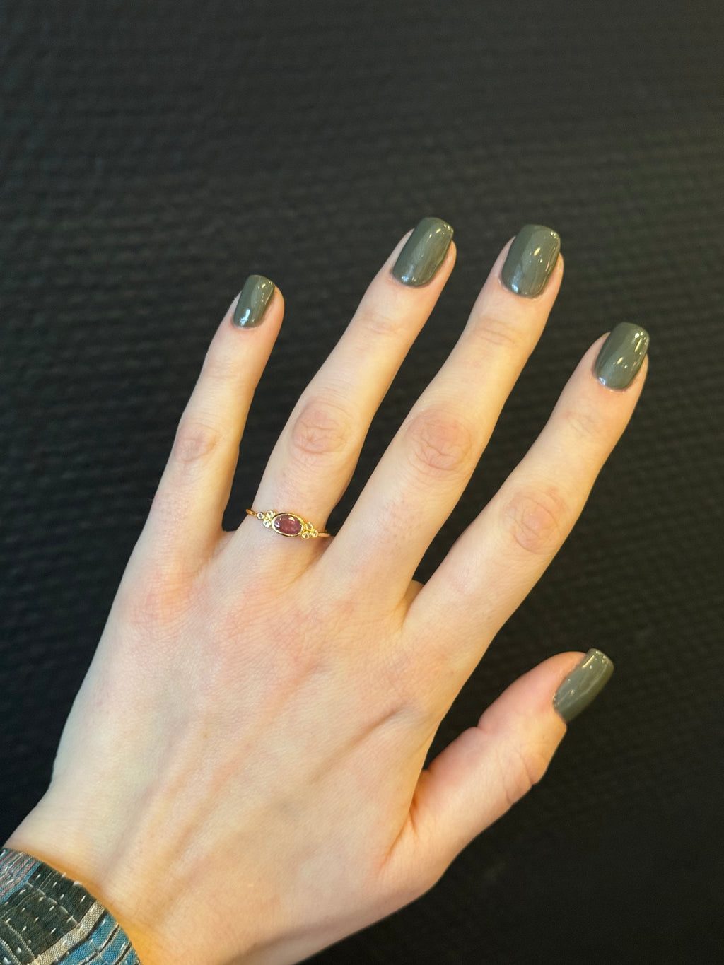 Bague Tourmaline – vue 2 – SOPHIE DESCHAMPS | George Genève