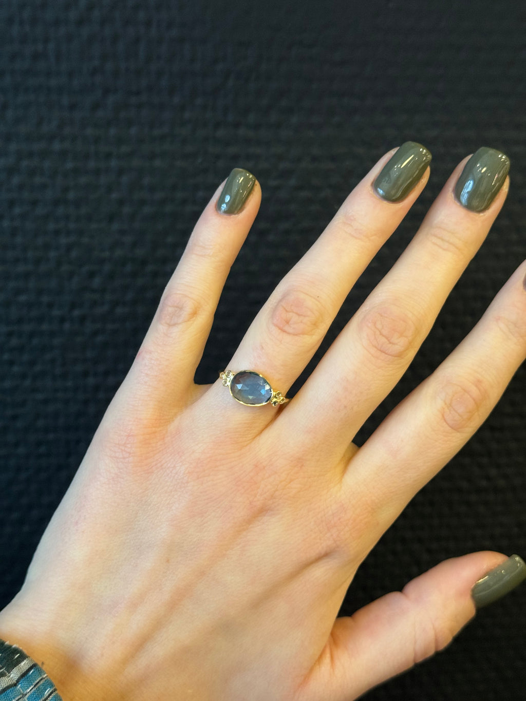 Bague Topaze – vue 2 – SOPHIE DESCHAMPS | George Genève