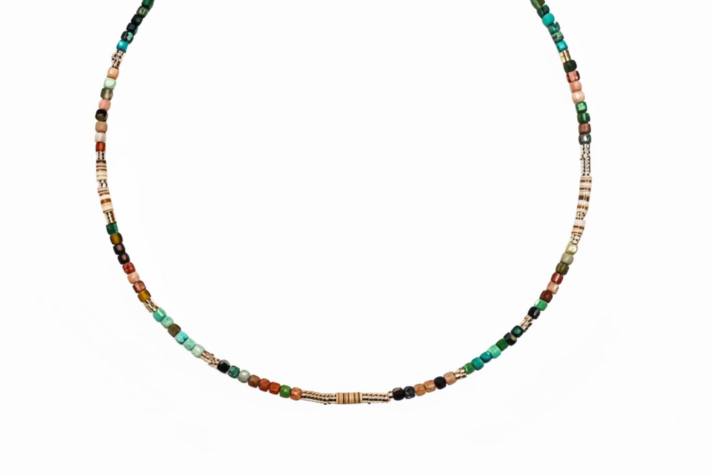 Collier Aldo Cube Multicolore – vue 2 – GACHON POTHIER | George Genève