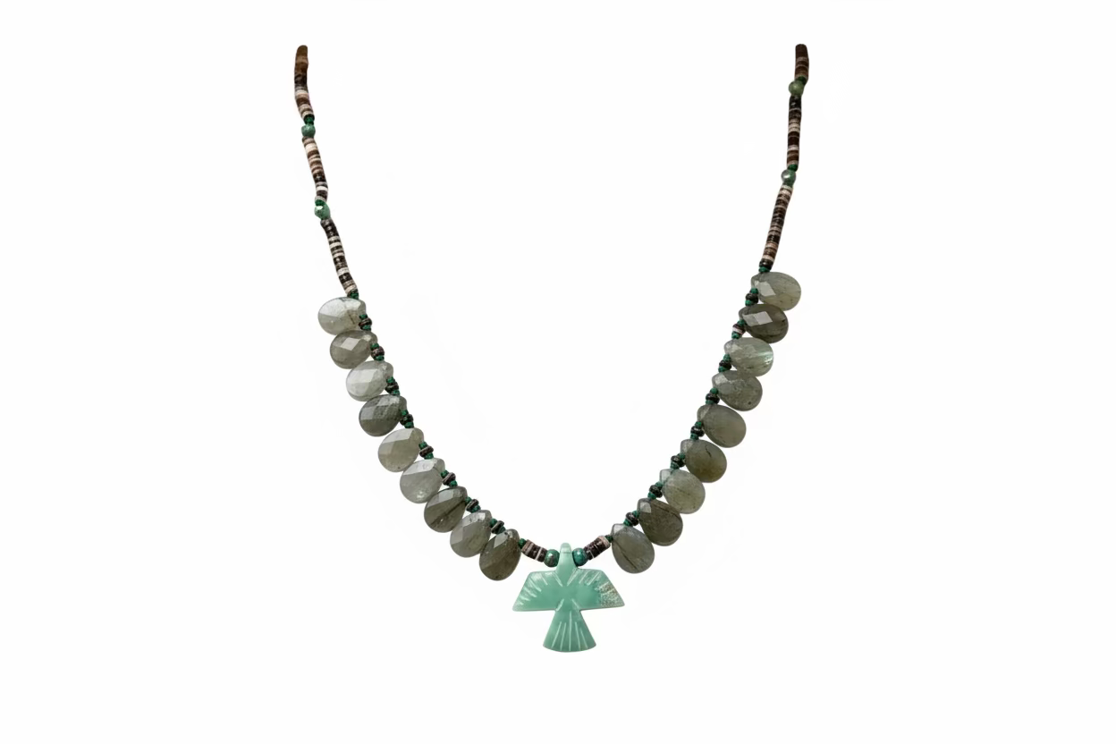 Collier Epure Bird Labradorite – GACHON POTHIER | George Genève
