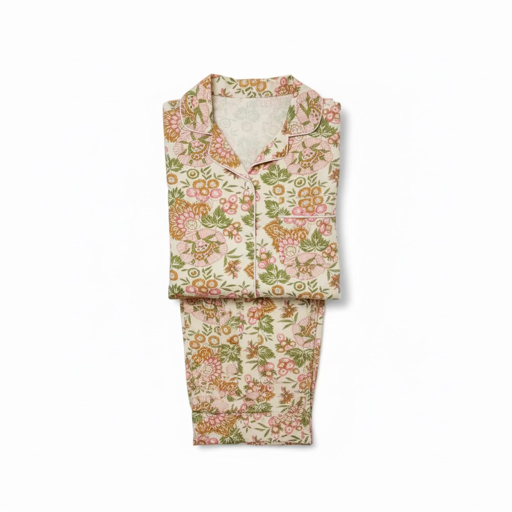 Pyjama 100% coton Blanc – BE MY VALENTINE | George Genève