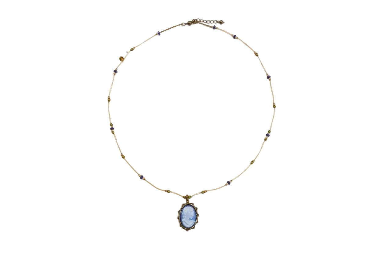 Collier Tibétain Court - Indian Sapphire – SHARING | George Genève