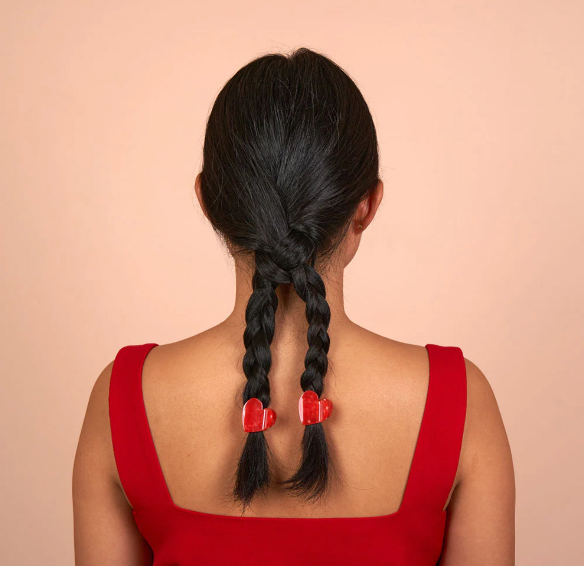 COUCOU SUZETTE - Pince à cheveux - Petit Coeur Rouge