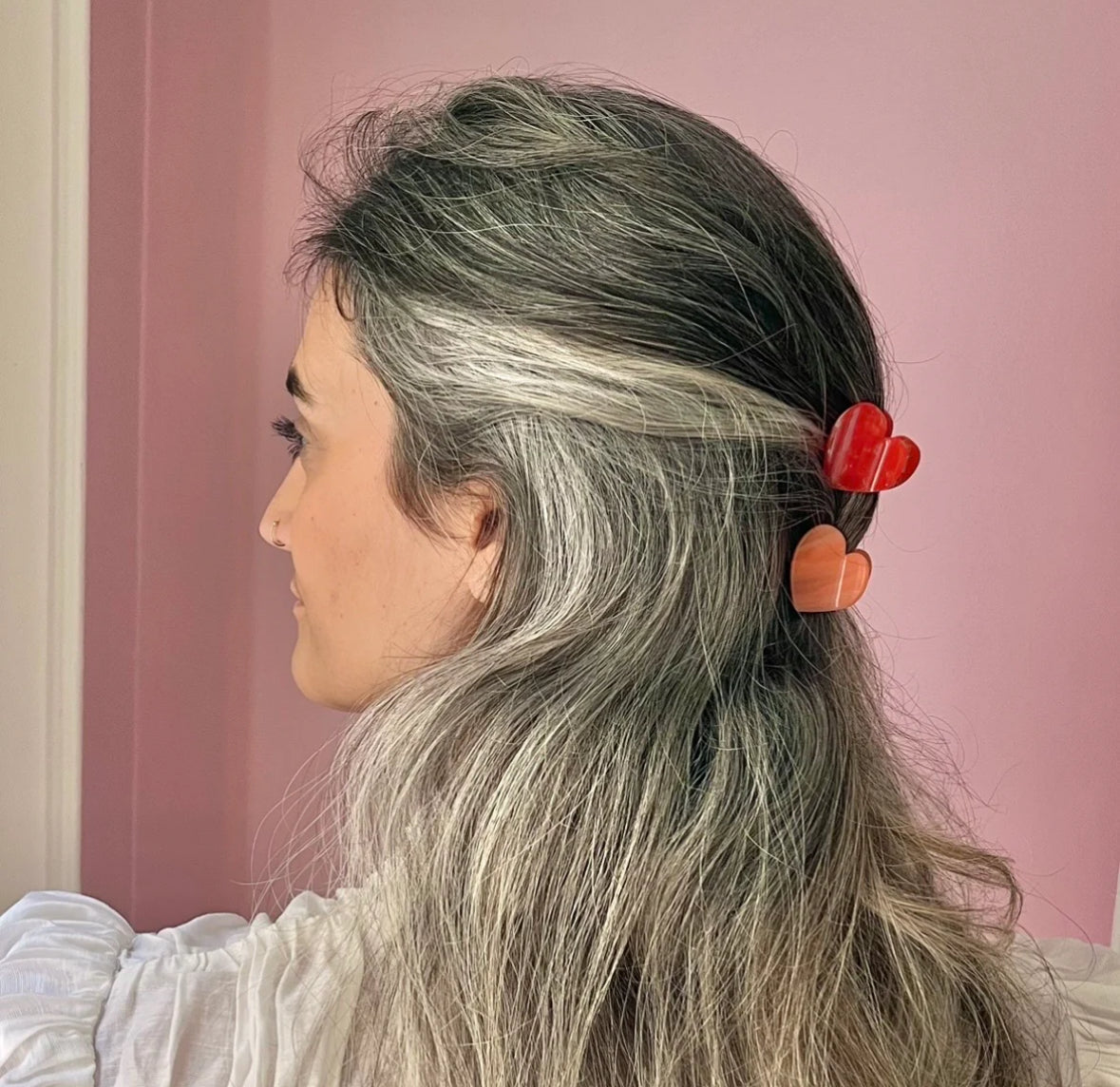 COUCOU SUZETTE - Pince à cheveux - Petit Coeur Rose