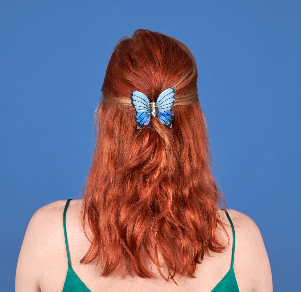 COUCOU SUZETTE - Pince à cheveux - Papillon Bleu
