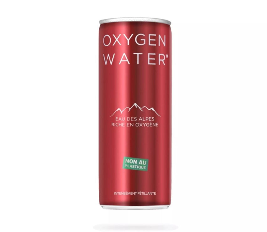 OXYGEN WATER - Canette Eau Intensément Pétillante