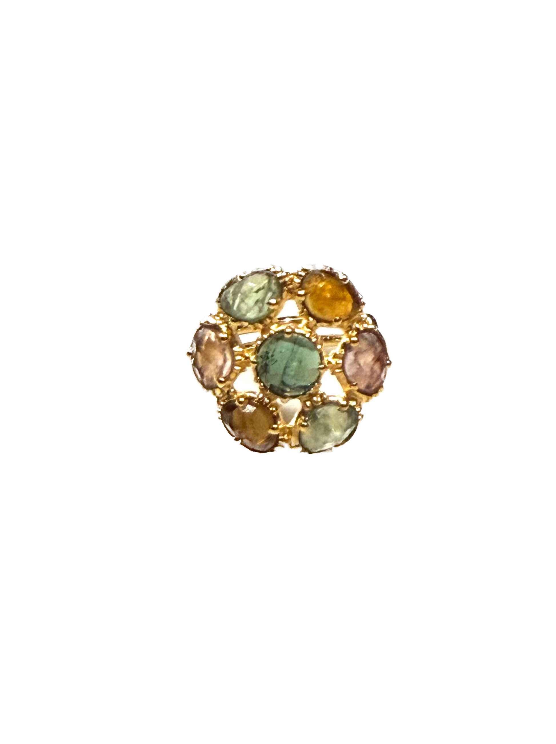 AU FIL DE LO - Bague Fleur Ronde