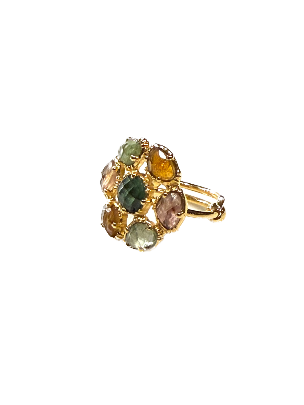AU FIL DE LO - Bague Fleur Ronde