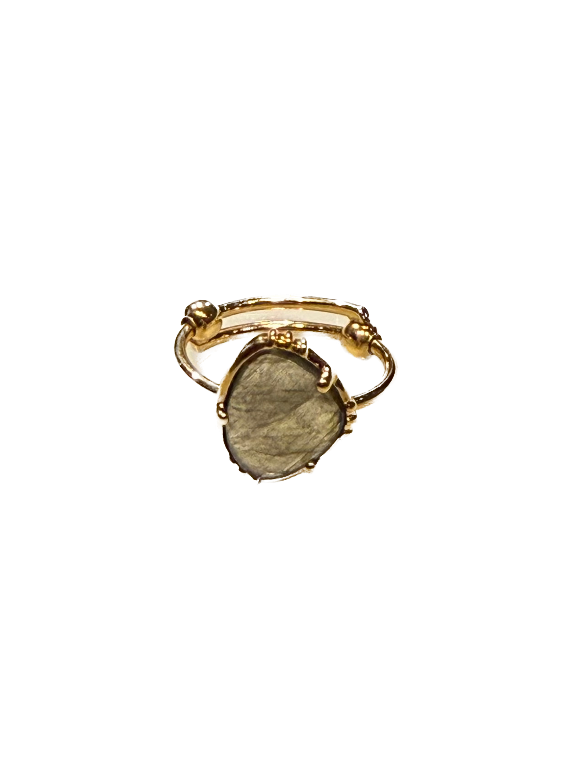 AU FIL DE LO - Bague Moyenne Labradorite