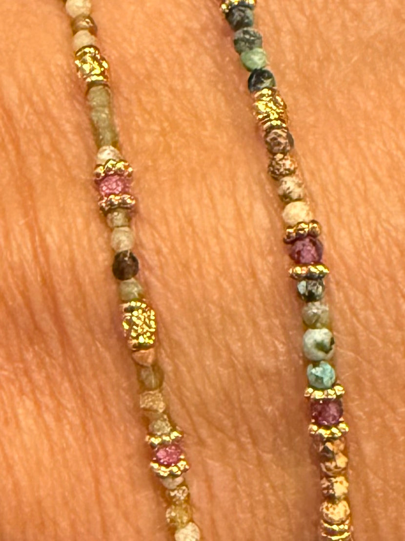 HABAHA - Collier de Perles de Pierres