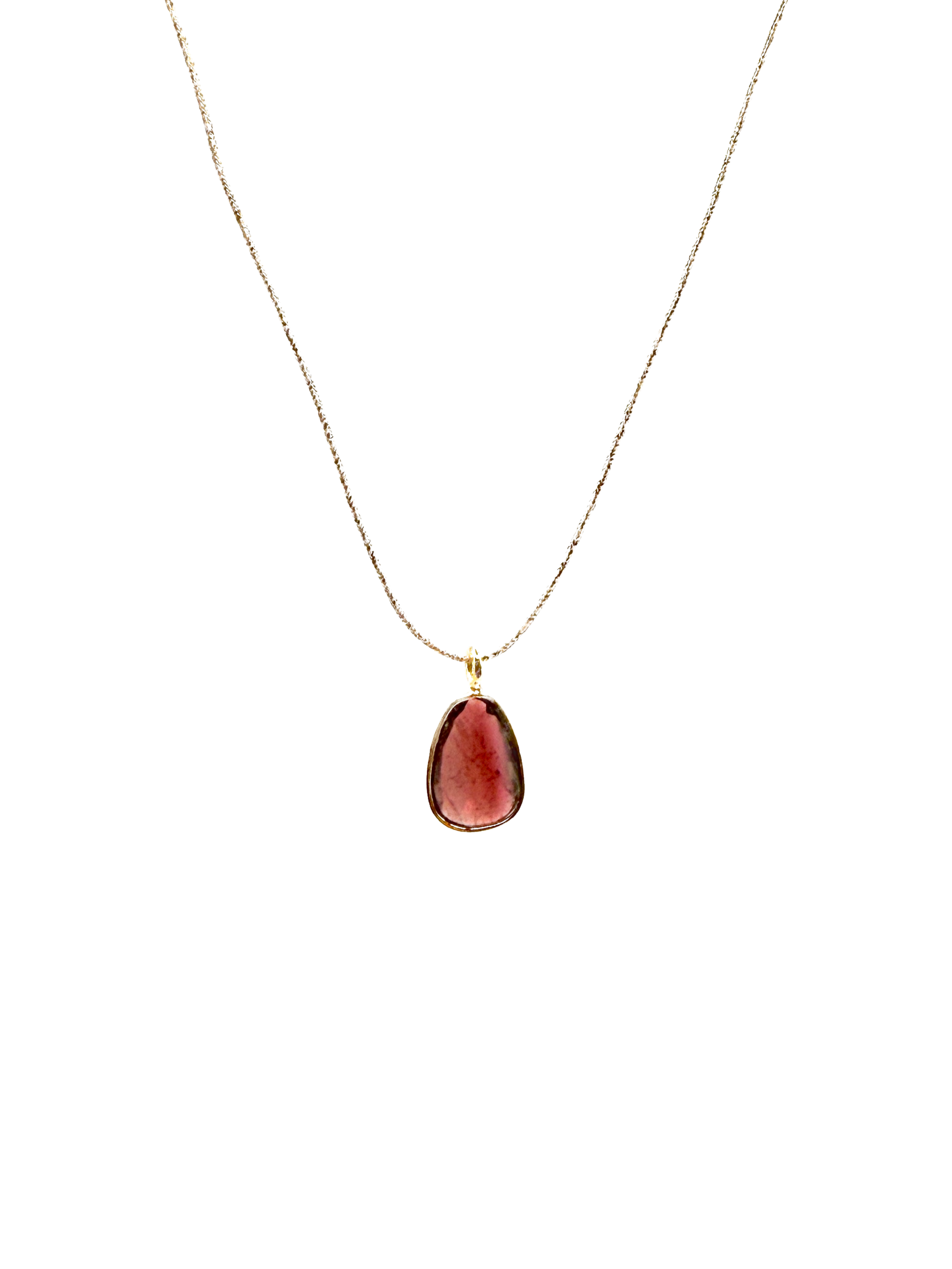 SOPHIE DESCHAMPS - Collier Tourmaline Framboise