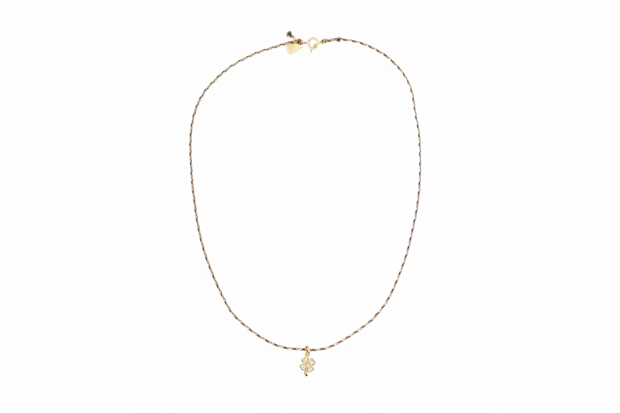 Collier Cordon Trèfle – DELPHES | George Genève