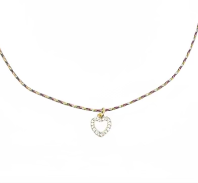 Collier Cordon Coeur – DELPHES | George Genève