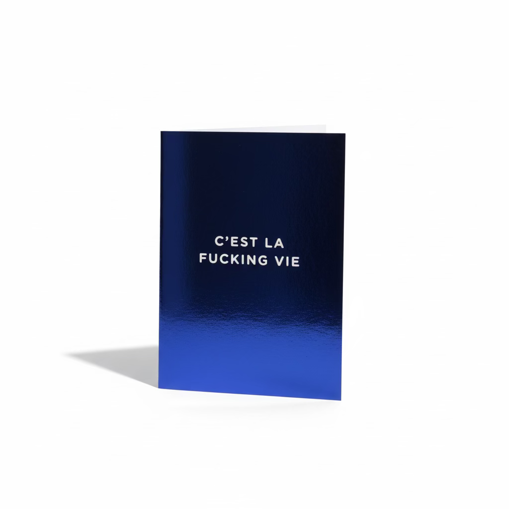 C'est La Fucking Vie – CARTE DE VOEUX | George Genève