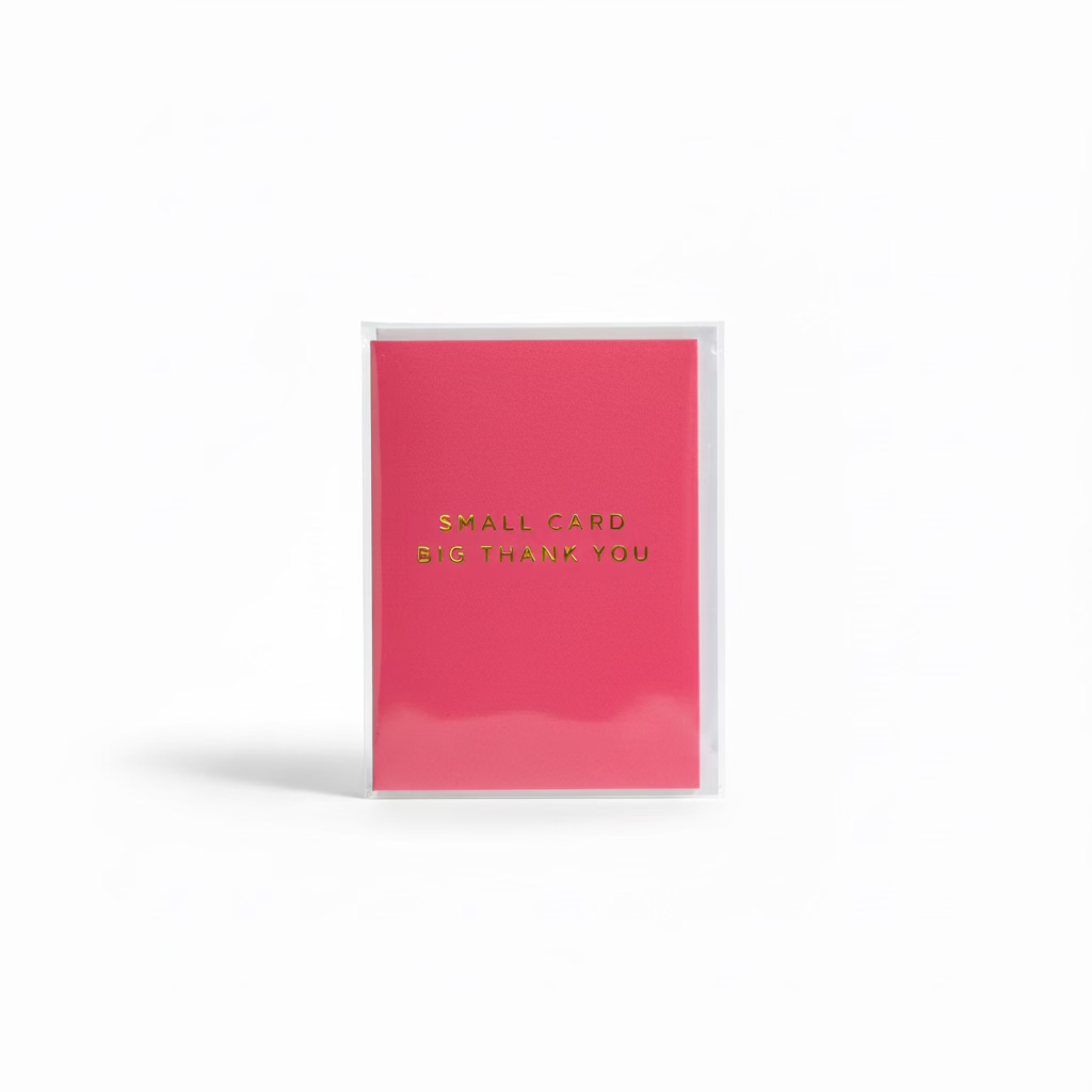 Big Thank You – CARTE DE VOEUX | George Genève