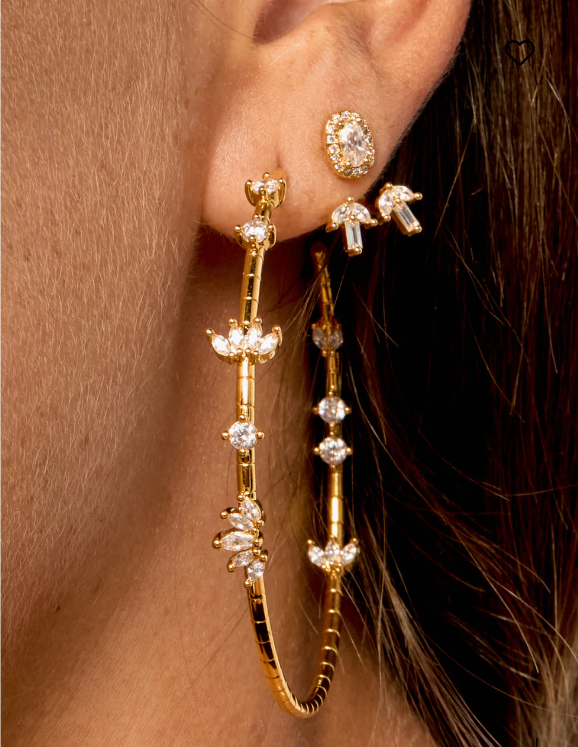 MYA BAY  - Boucles d'oreilles Dynasty Branch Or