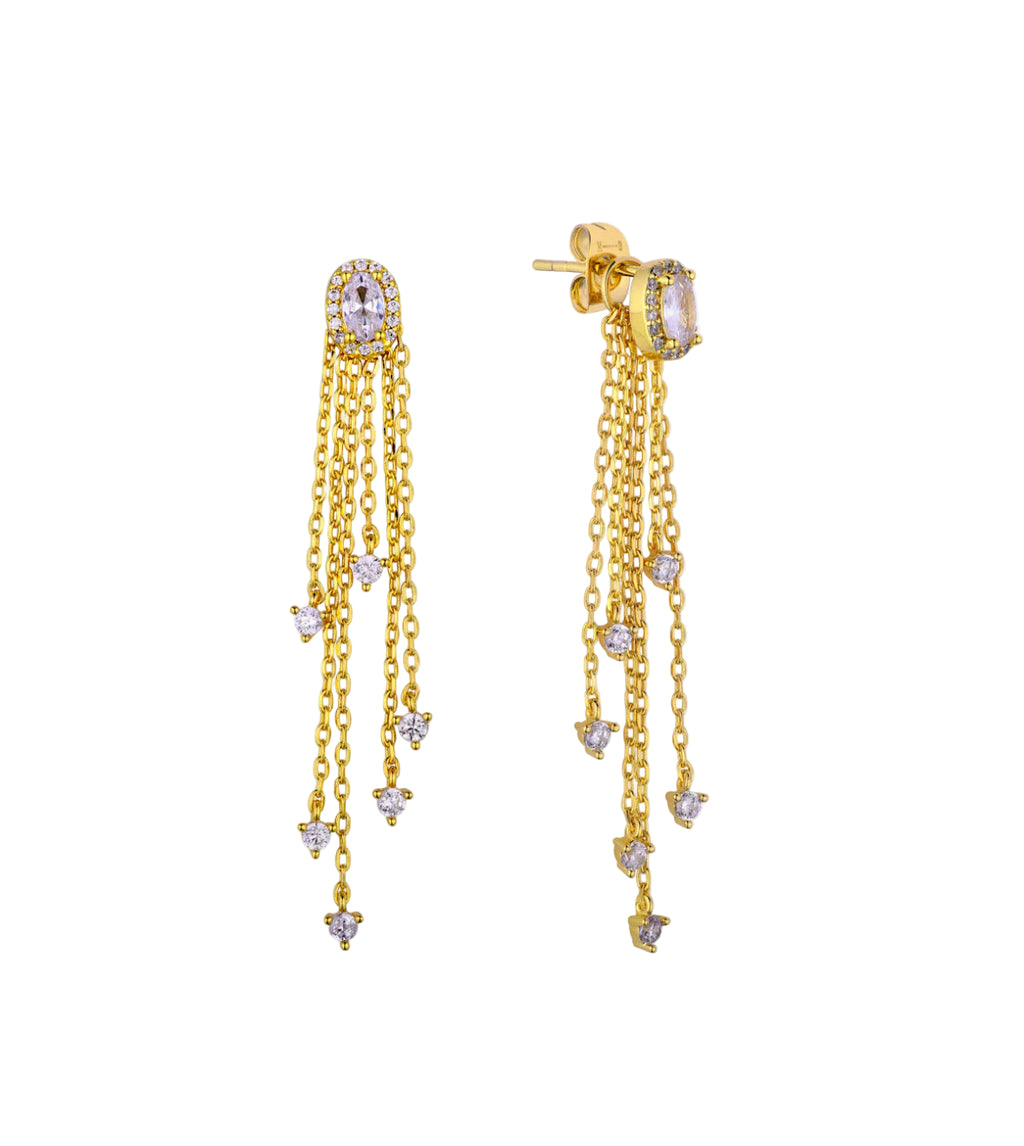 MYA BAY  - Boucles d'oreilles Dynasty Sienna Or