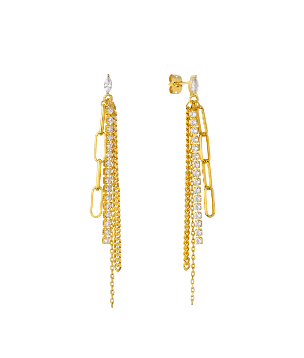 MYA BAY  - Boucles d'oreilles Venice Frame Or