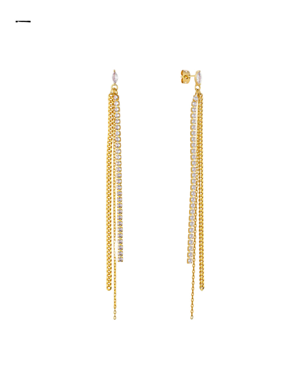 MYA BAY  - Boucles d'oreilles Bold Frame Or