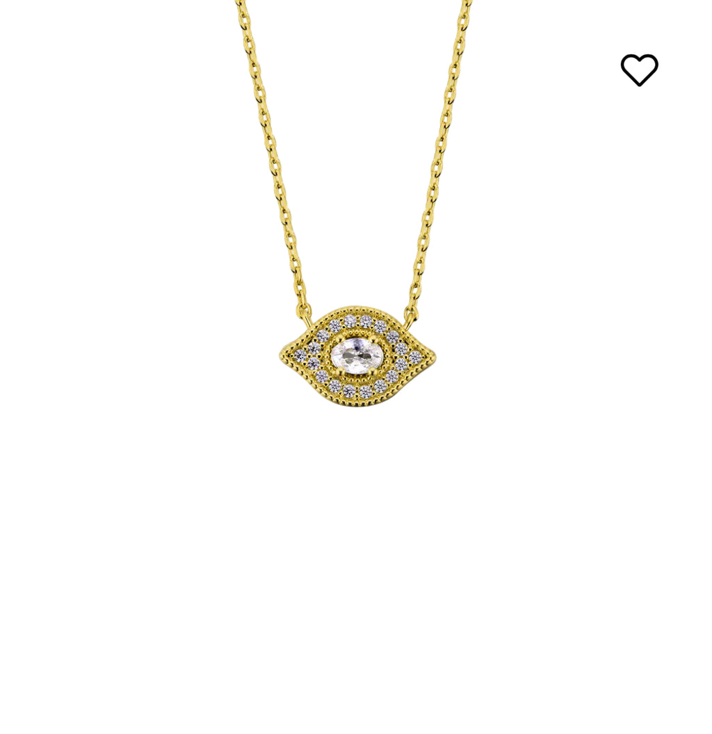 MYA BAY - Collier White Majestic Eye Or