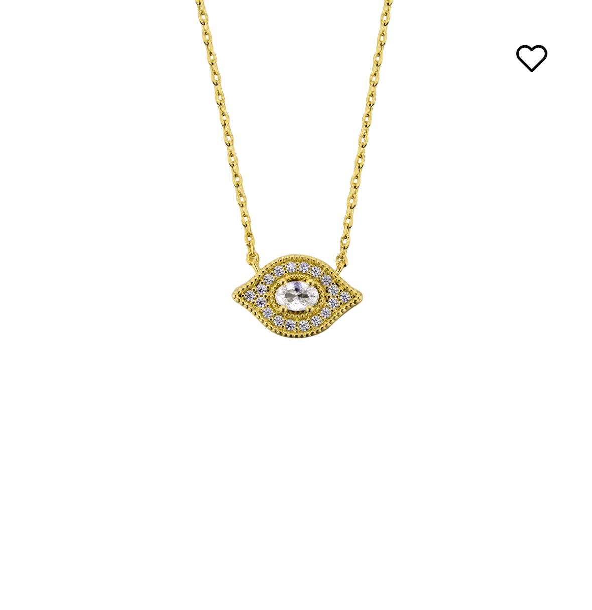 MYA BAY - Collier White Majestic Eye Or