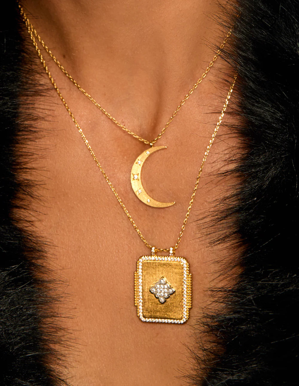 MYA BAY - Collier Star Moon Or