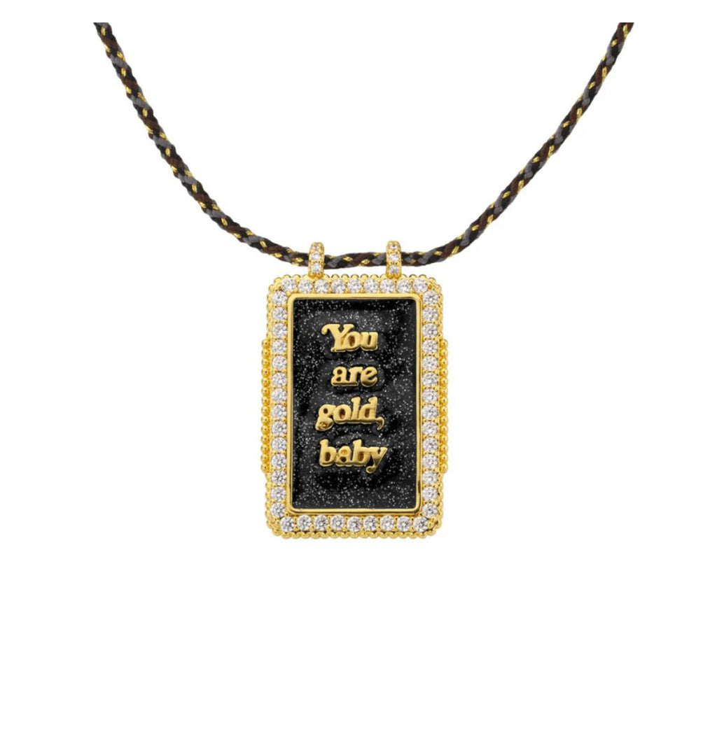 MYA BAY - Collier Gold Baby Twice Bohème