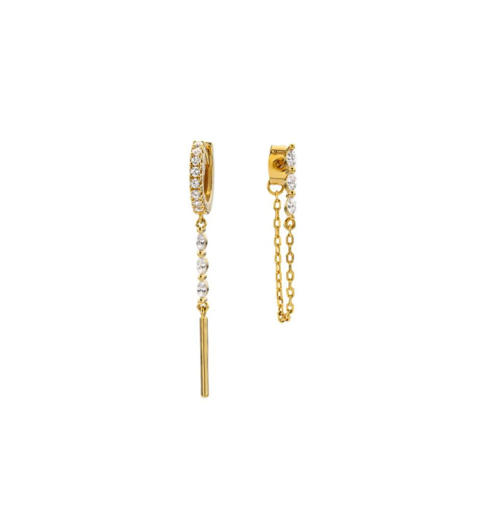 MYA BAY  - Boucles d'oreilles Emma Twin Or