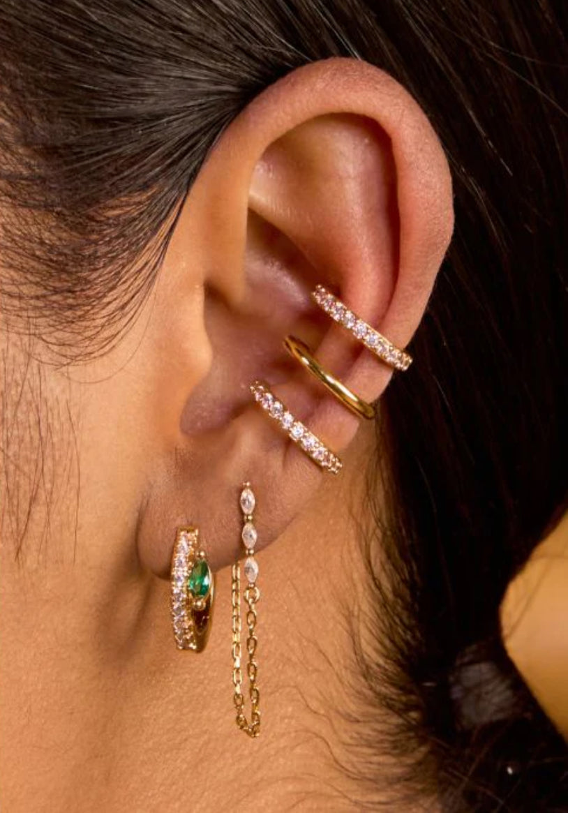 MYA BAY  - Boucles d'oreilles Emma Twin Or