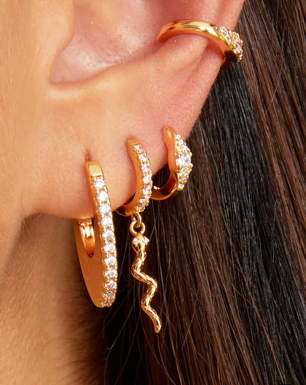 MYA BAY  - Boucles d'oreilles Stellar Or