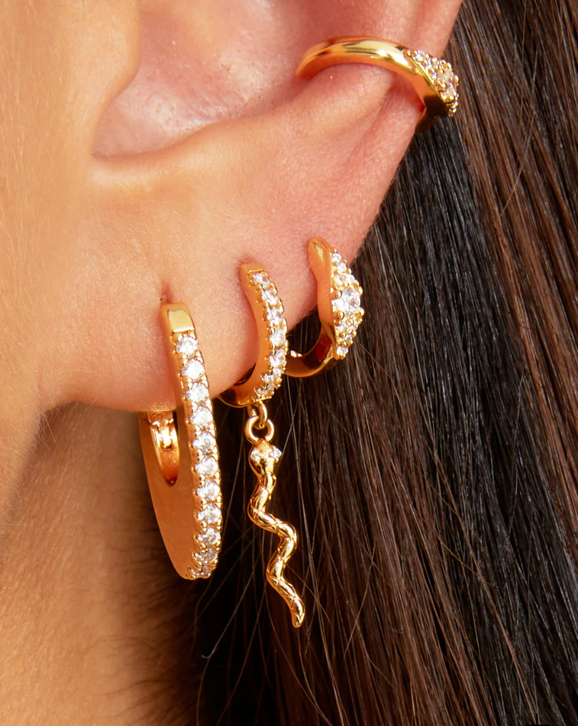 MYA BAY  - Boucles d'oreilles Stellar Or