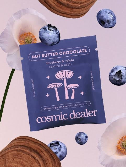 COSMIC DEALER - Carré de chocolat garni (plusieurs choix)