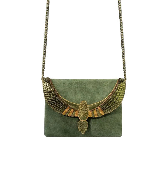 NAHUA - Sac Cosmo Kaki and Gold