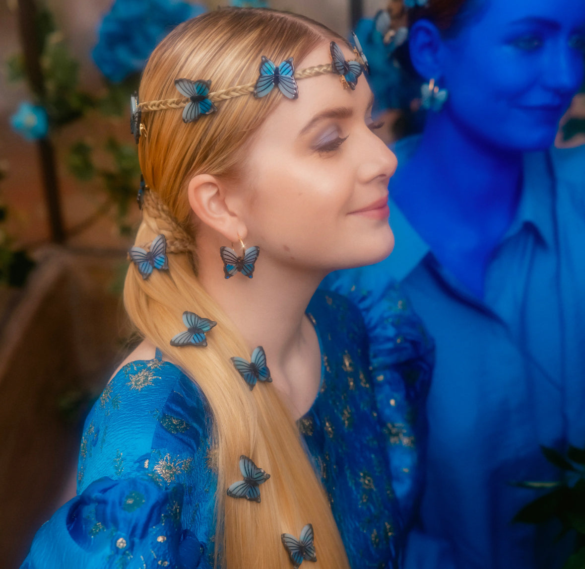 COUCOU SUZETTE - Barette à cheveux - Papillon Bleu