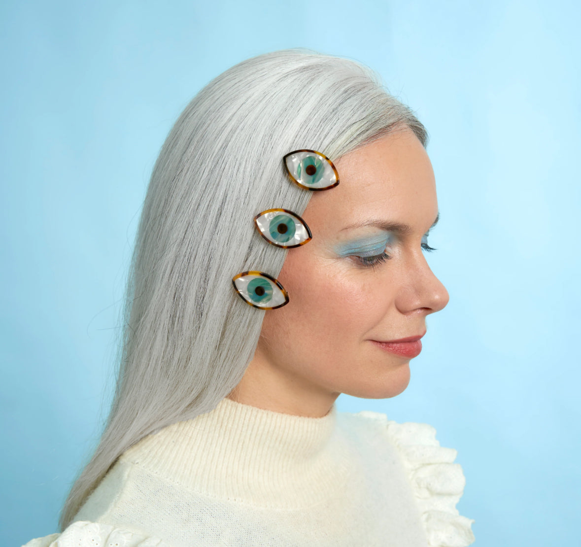 COUCOU SUZETTE - Barette à cheveux - Œil Bleu