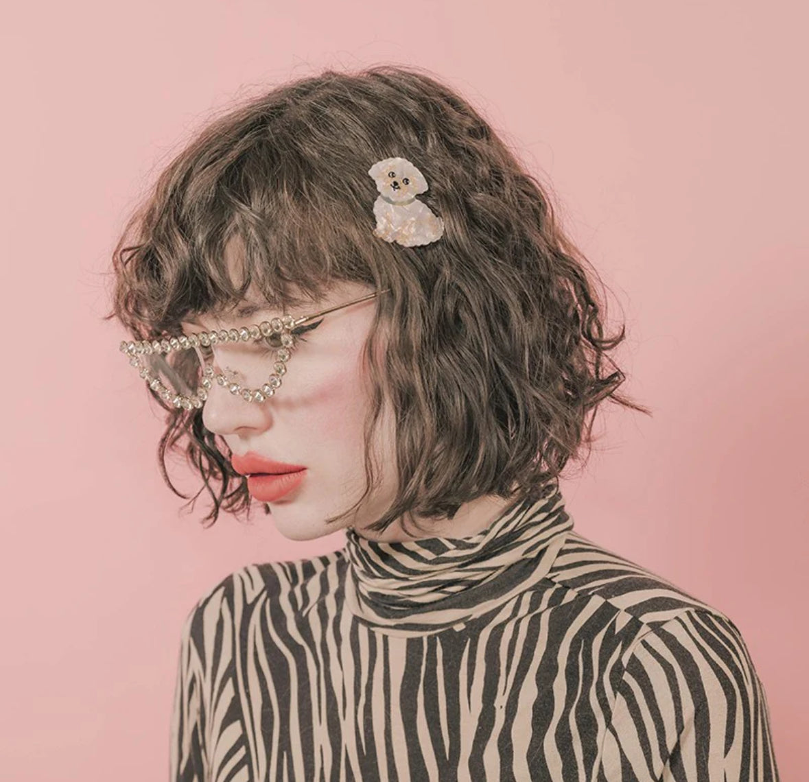 COUCOU SUZETTE - Barette à cheveux - Bichon