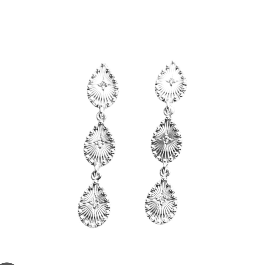 Boucles d'oreilles Nikita argent – DIAPERIS | George Genève