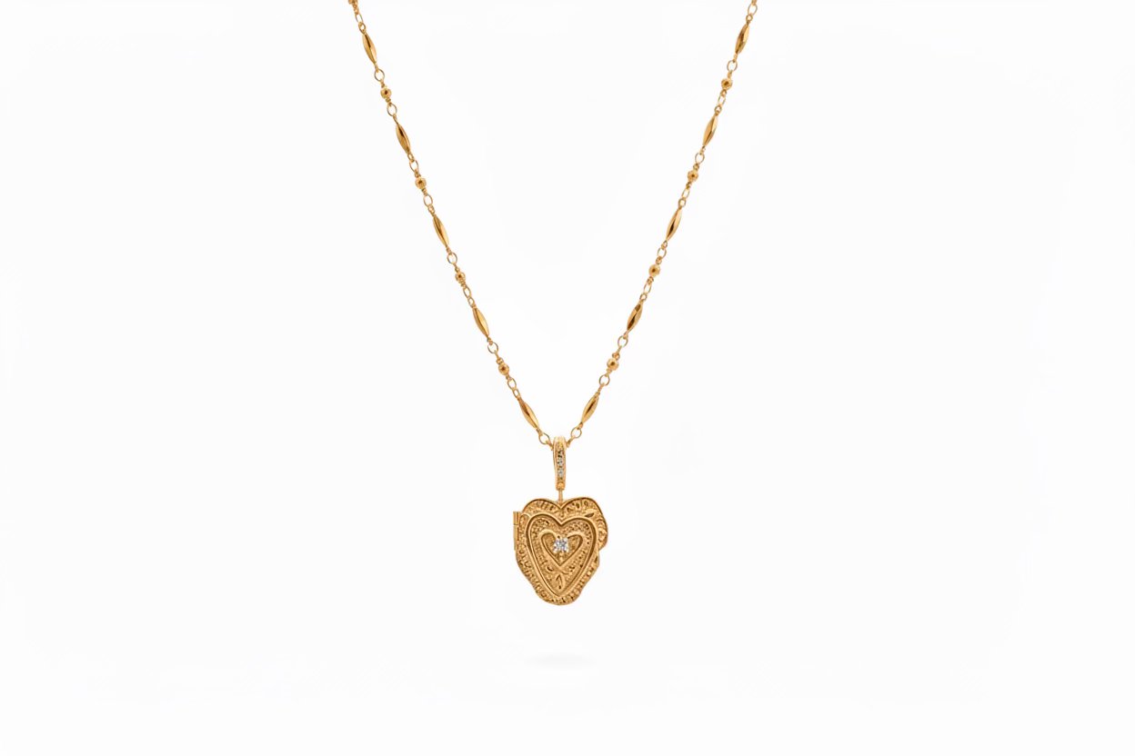 Collier Cœur Vintage – VIRGINIE BERMAN | George Genève