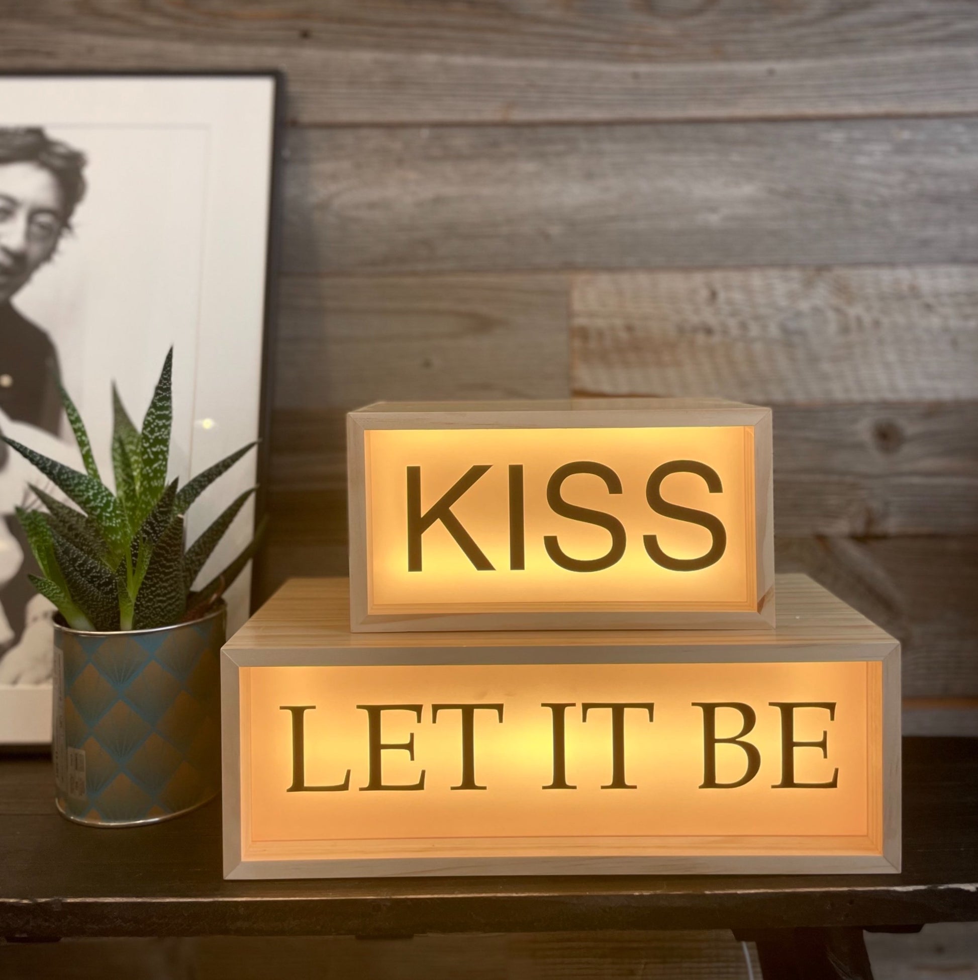 BOÎTE LUMINEUSE - LAMPE