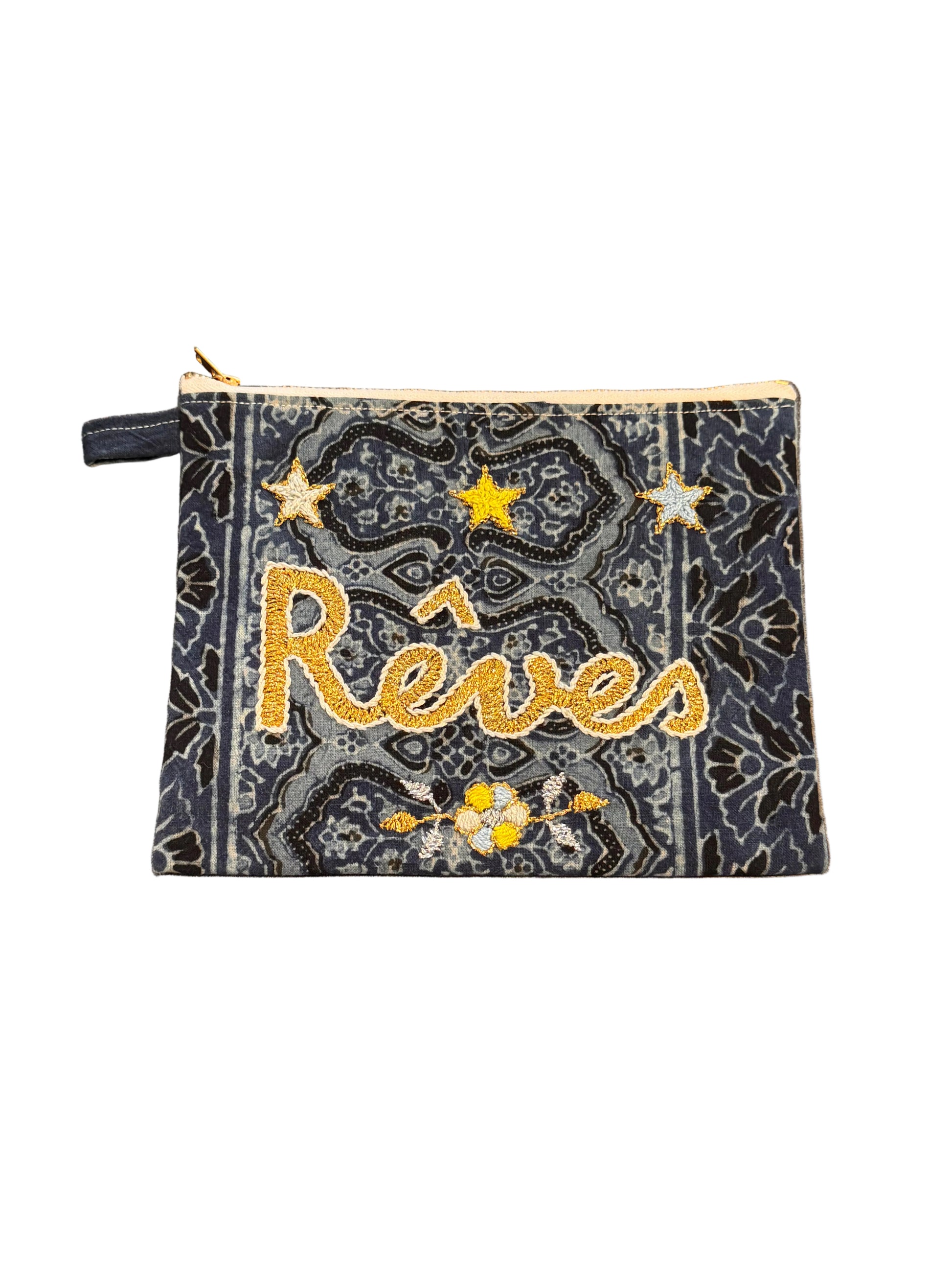 Sac Pochette brodé Rêves – CSAO – 2
