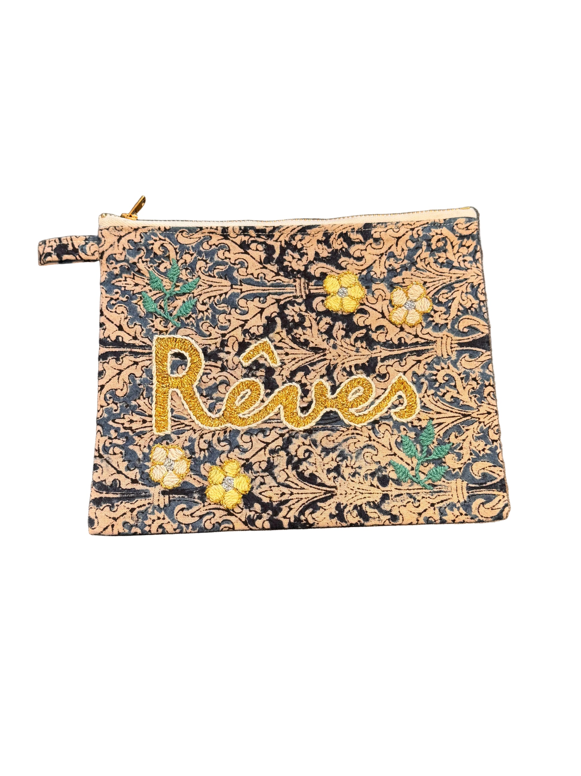 CSAO - Pochette brodé Rêves