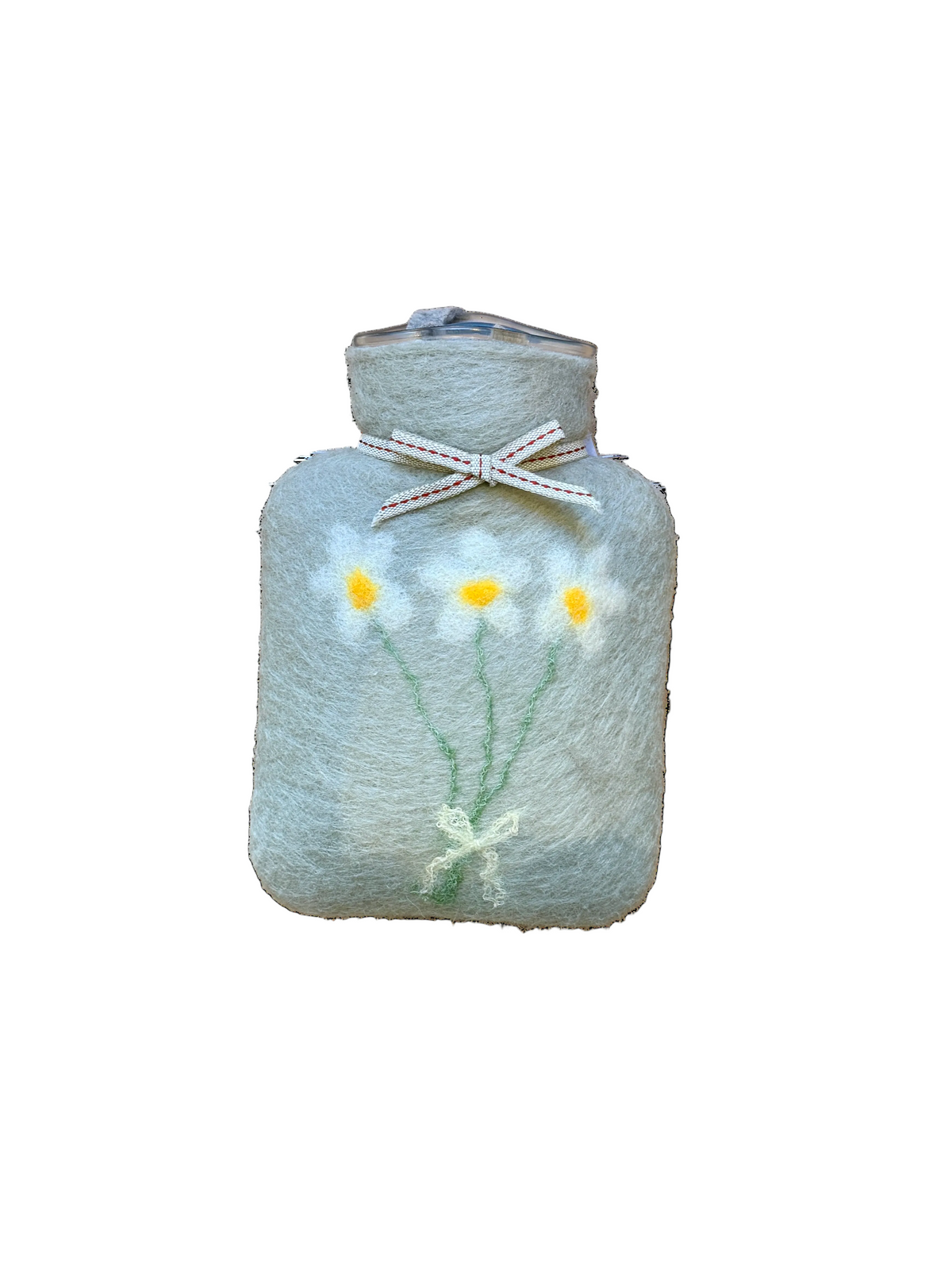 DOROTHEE LEHNEN - Bouillotte Bouquet de Marguerites - Vert de Gris