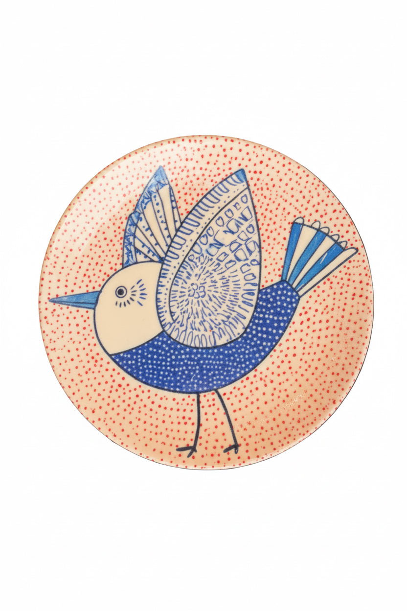 Assiette - Oiseau bleu – GEORGE