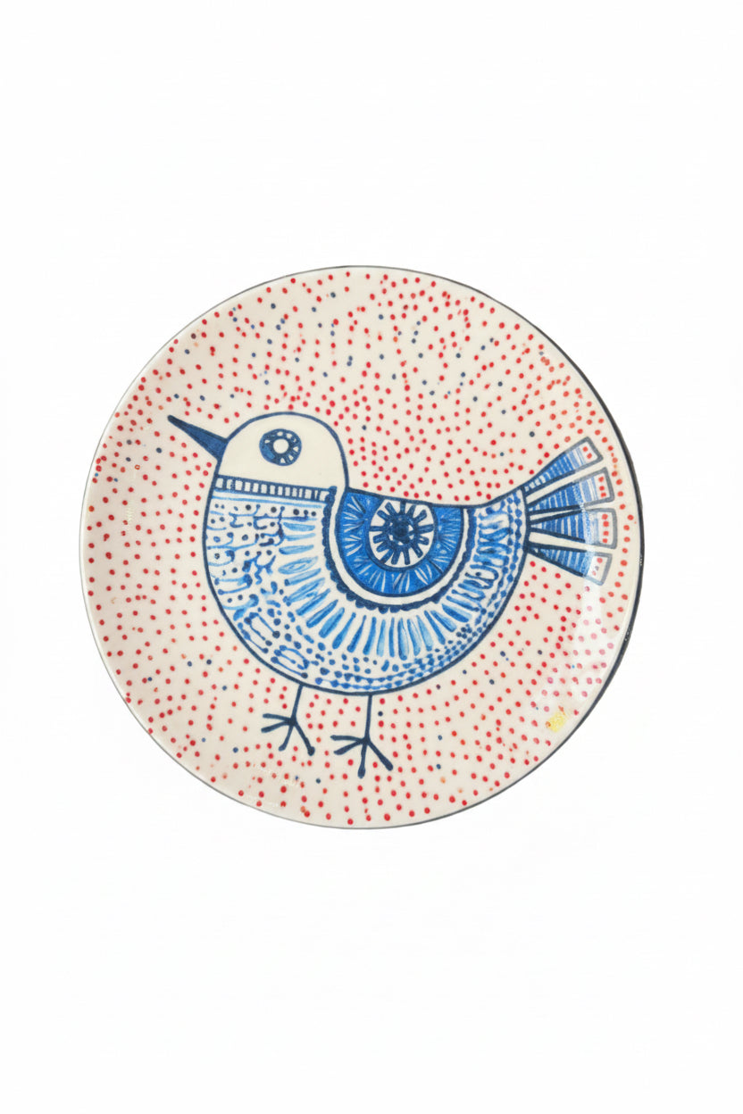 Assiette - Oiseau bleu – GEORGE