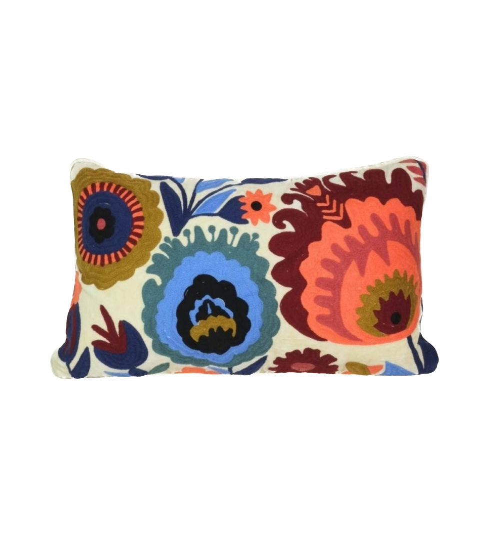 JAMINI - Coussin Rumi Ecru