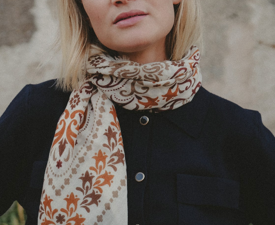 LECOMTE FLAMENT - Echarpe Bandana Montignac